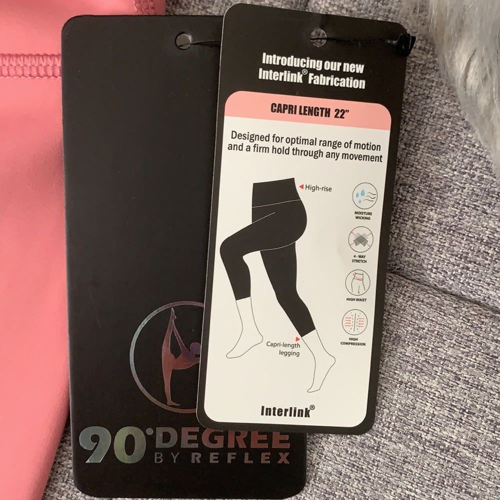 90• DEGREE by Reflex capri-length legging size S - Picture 5 of 5